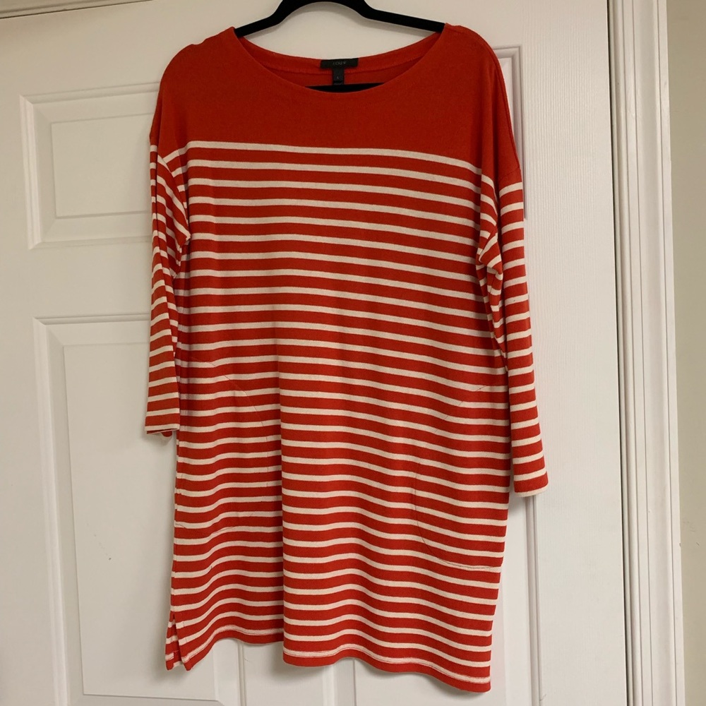 J Crew Striped Sweater Tunic